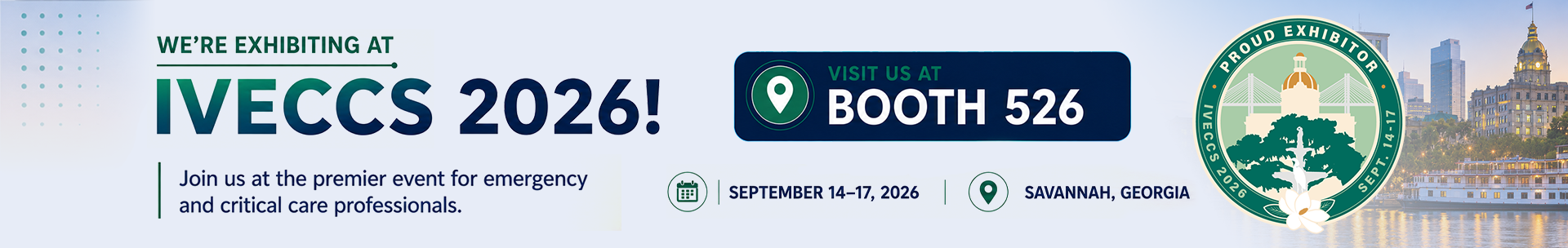 RadsForVets is exhibiting at IVECCS 2026, September 14-17 in Savannah, Georgia. Visit us at Booth 526.